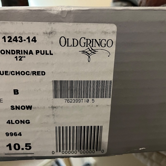 Old Gringo Las Golondrina Boot, Size 10.5, New in Box - Picture 15 of 16